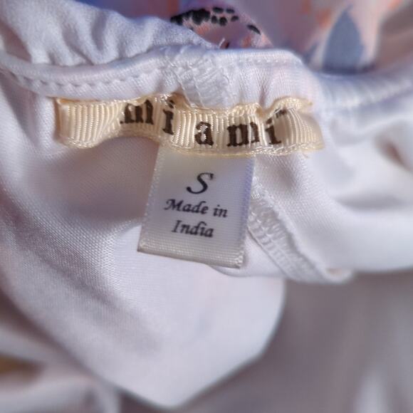 Miami Floral One Shoulder Flutter Flowy Maxi Dress Sz Small - Picture 5 of 7